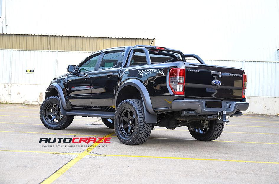 FORD RANGER RAPTOR SHOK MATTE BLACK